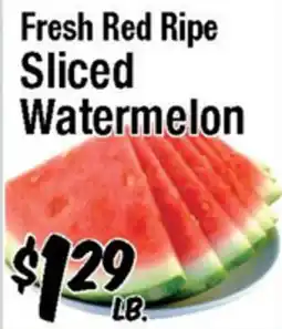 Western Beef Fresh Red Ripe Sliced Watermelon offer