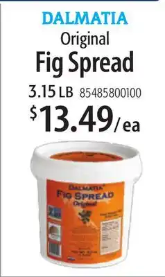 Restaurant Depot DALMATIA Original Fig Spread offer