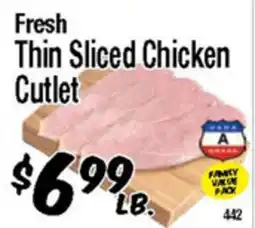 Western Beef Fresh Thin Sliced Chicken Cutlet offer