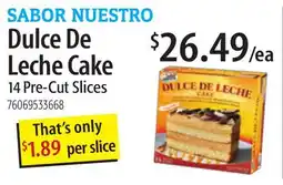 Restaurant Depot Dulce De Leche Cake offer