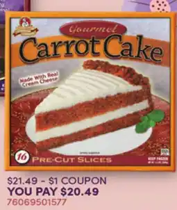 Restaurant Depot Gourmet Carrot Cake offer