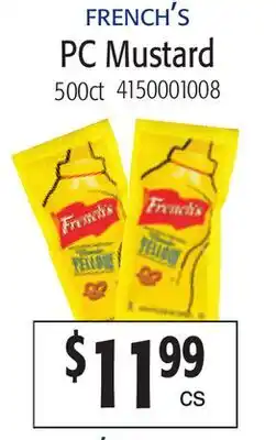 Restaurant Depot FRENCH'S PC Mustard offer