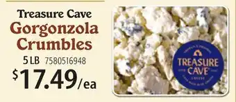 Restaurant Depot Treasure Cave Gorgonzola Crumbles offer