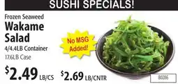 Restaurant Depot Frozen Seaweed Wakame Salad offer