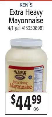 Restaurant Depot KEN'S Extra Heavy Mayonnaise offer