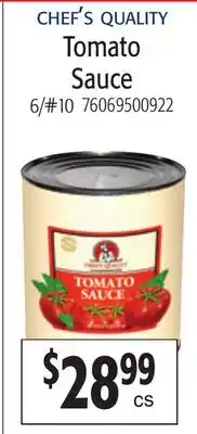 Restaurant Depot Tomato Sauce offer