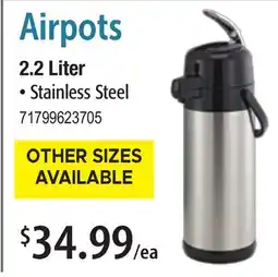 Restaurant Depot Airpots offer