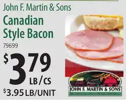 Restaurant Depot John F. Martin & Sons Canadian Style Bacon offer