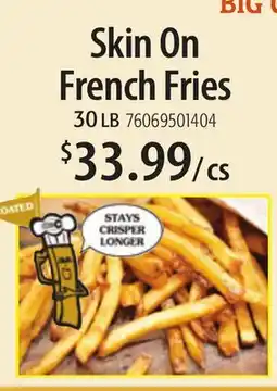 Restaurant Depot Skin On French Fries offer