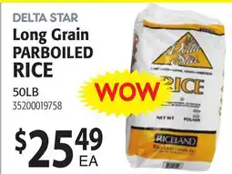 Restaurant Depot DELTA STAR Long Grain PARBOILED RICE offer