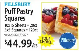 Restaurant Depot PILLSBURY Puff Pastry Squares offer
