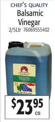 Restaurant Depot CHEF'S QUALITY Balsamic Vinegar offer