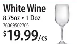 Restaurant Depot White Wine offer