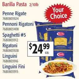 Restaurant Depot Barilla Pasta offer