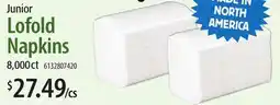 Restaurant Depot Junior Lofold Napkins offer