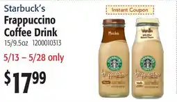 Restaurant Depot Starbuck's Frappuccino Coffee Drink offer