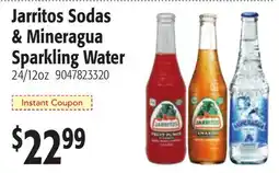Restaurant Depot Jarritos Sodas & Mineragua Sparkling Water offer
