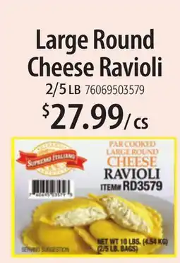 Restaurant Depot Large Round Cheese Ravioli offer