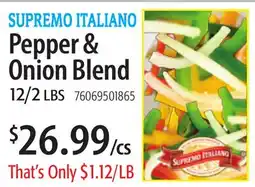 Restaurant Depot SUPREMO ITALIANO Pepper & Onion Blend offer