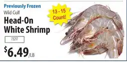 Restaurant Depot Wild Gulf Head-On White Shrimp offer