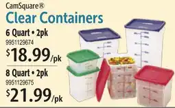 Restaurant Depot CamSquare Clear Containers offer