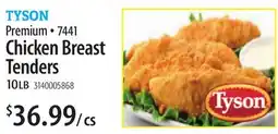 Restaurant Depot TYSON Premium • 7441 Chicken Breast Tenders offer