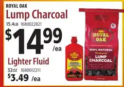 Restaurant Depot ROYAL OAK Lump Charcoal, Lighter Fluid offer
