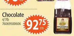 Restaurant Depot Chocolate offer