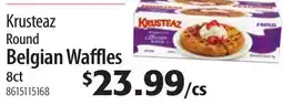 Restaurant Depot Krusteaz Round Belgian Waffles offer