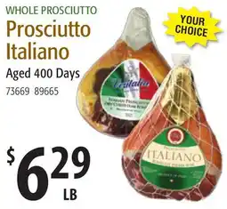 Restaurant Depot WHOLE PROSCIUTTO Prosciutto Italiano offer