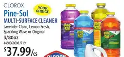 Restaurant Depot CLOROX Pine-Sol MULTI-SURFACE CLEANER offer