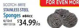 Restaurant Depot SCOTCH-BRITE STAINLESS STEEL Sponges offer