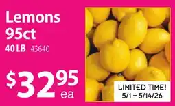 Restaurant Depot Lemons offer