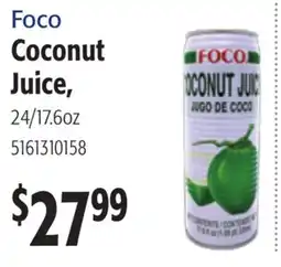 Restaurant Depot Foco Coconut Juice offer