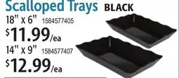 Restaurant Depot Scalloped Trays offer