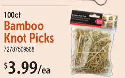 Restaurant Depot Bamboo Knot Picks offer