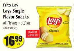 Restaurant Depot Frito Lay Lays Single Flavor Snacks offer