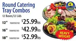 Restaurant Depot Round Catering Tray Combos offer