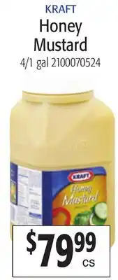 Restaurant Depot KRAFT Honey Mustard offer