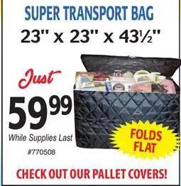 Restaurant Depot SUPER TRANSPORT BAG offer