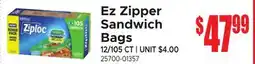 Jetro Ez Zipper Sandwich Bags offer
