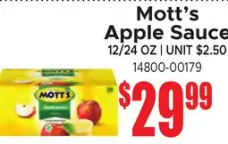 Jetro Mott's Apple Sauce offer