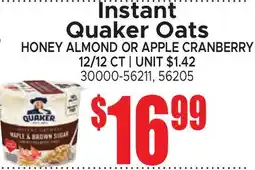 Jetro Instant Quaker Oats offer