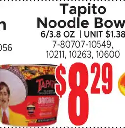 Jetro Tapito Noodle Bow offer