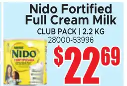 Jetro Nido Fortified Full Cream Milk offer