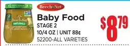 Jetro Beech Nut Baby Food offer