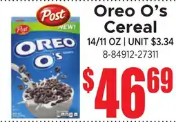 Jetro Oreo O's Cereal offer