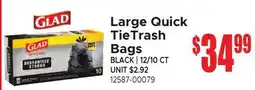 Jetro Large Quick TieTrash Bags offer