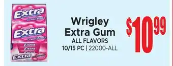 Jetro Wrigley Extra Gum offer