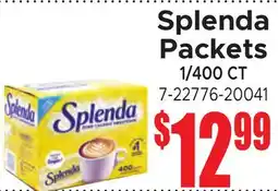 Jetro Splenda Packets offer